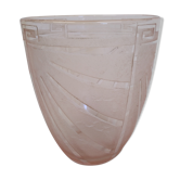 Schneider art deco ice vase