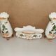 Pair of Vases + Planter Art Nouveau Barbotine / Faience