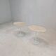 Oval Marble Side Table by Eero Saarinen for Knoll