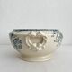 Antique ironstone tureen “Tulips” Gien