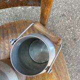 3 Vintage aluminium old milk pot 1950