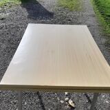 Beige vintage formica table