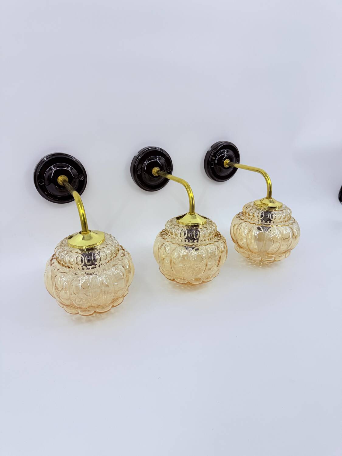 Appliques Bubble ambrées