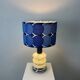 Lampe de table chrome et verre de sapce age par Hustadt Leuchten 1970