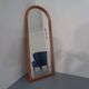 Large Cathedral Teak Mirror by Kai Kristiansen for Vildbjerg Møbelfabrik, 1960s