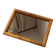 Rattan mirror, 1970s