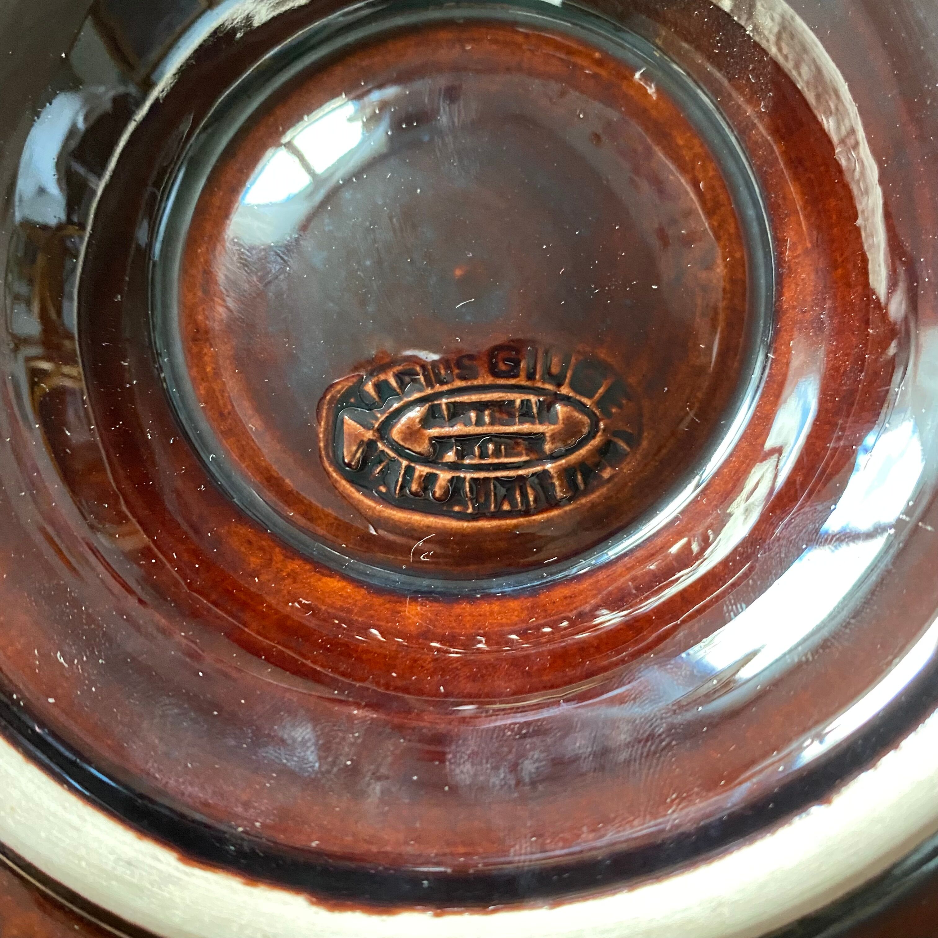 12 oyster plates Vallauris Marius Giuge