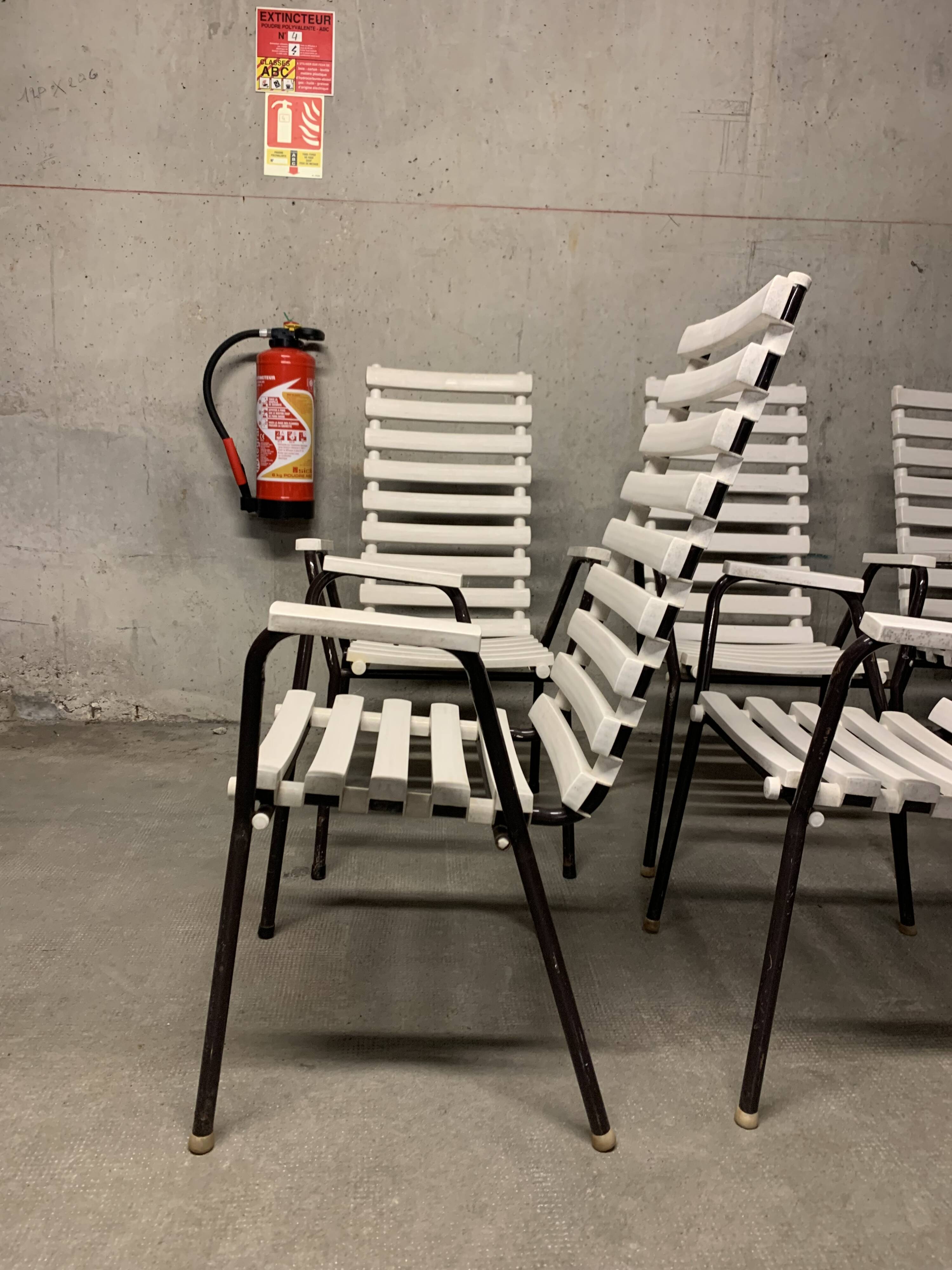 Vintage Garden Furniture Chairs Retro Design 70's Armchair