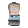 Olivetti Lettera 32 blue typewriter