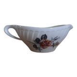 Gravy boat floral motifs Gien prestige