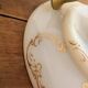 Opaline White Lustre Suspension Brass Gilding Retro Neo Rococo