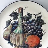 Fruity round dish from the 70s (33cm) A1
