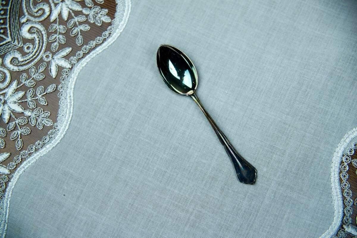 Silver Mocha Teaspoons, 1950s, Set of 12