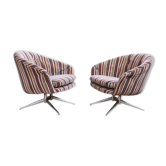 Paire de chaises Lehigh Leopold pour Ward Bennett 1970s
