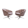 Paire de chaises Lehigh Leopold pour Ward Bennett 1970s