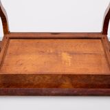 Antique Dutch Empire Burl Wood veneered desk or sofa table