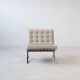 Chaise Barcelona Mies van der Rohe, Knoll - Cuir de beurre