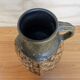 Vase vintage grand XXL Allemagne de l'Ouest Jasba 1667/35 orange