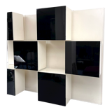 Mid-Century Modern backlight wall modular system by Acerbis. Italy 1970s