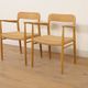 2 x Niels Otto Moller dining chairs | Model 56 | Oak | Restored