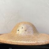 Hand-woven Asian hat