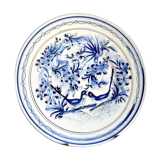 Decorative plate ceramic birds