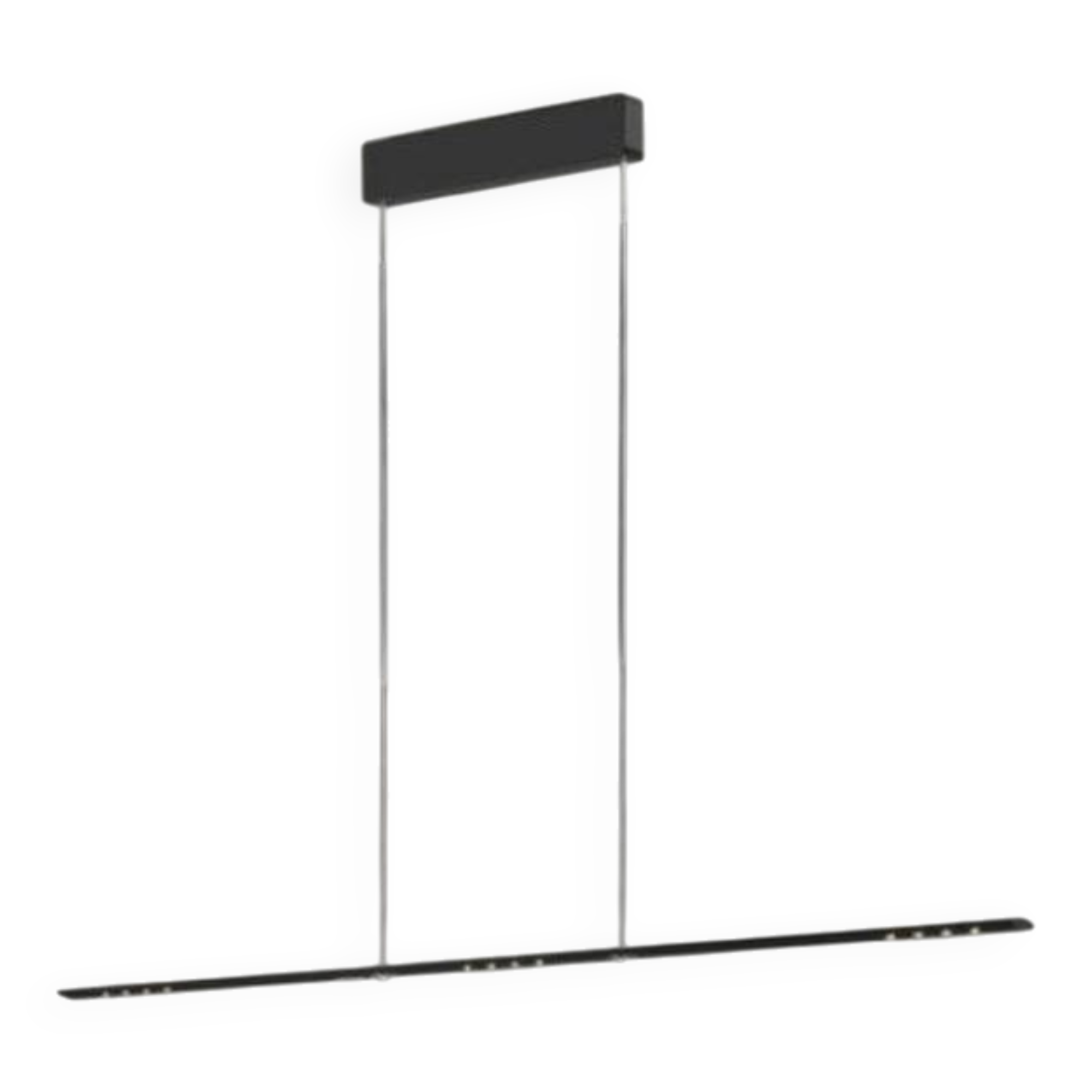 LED pendant light 180cm Baltensweiler Black