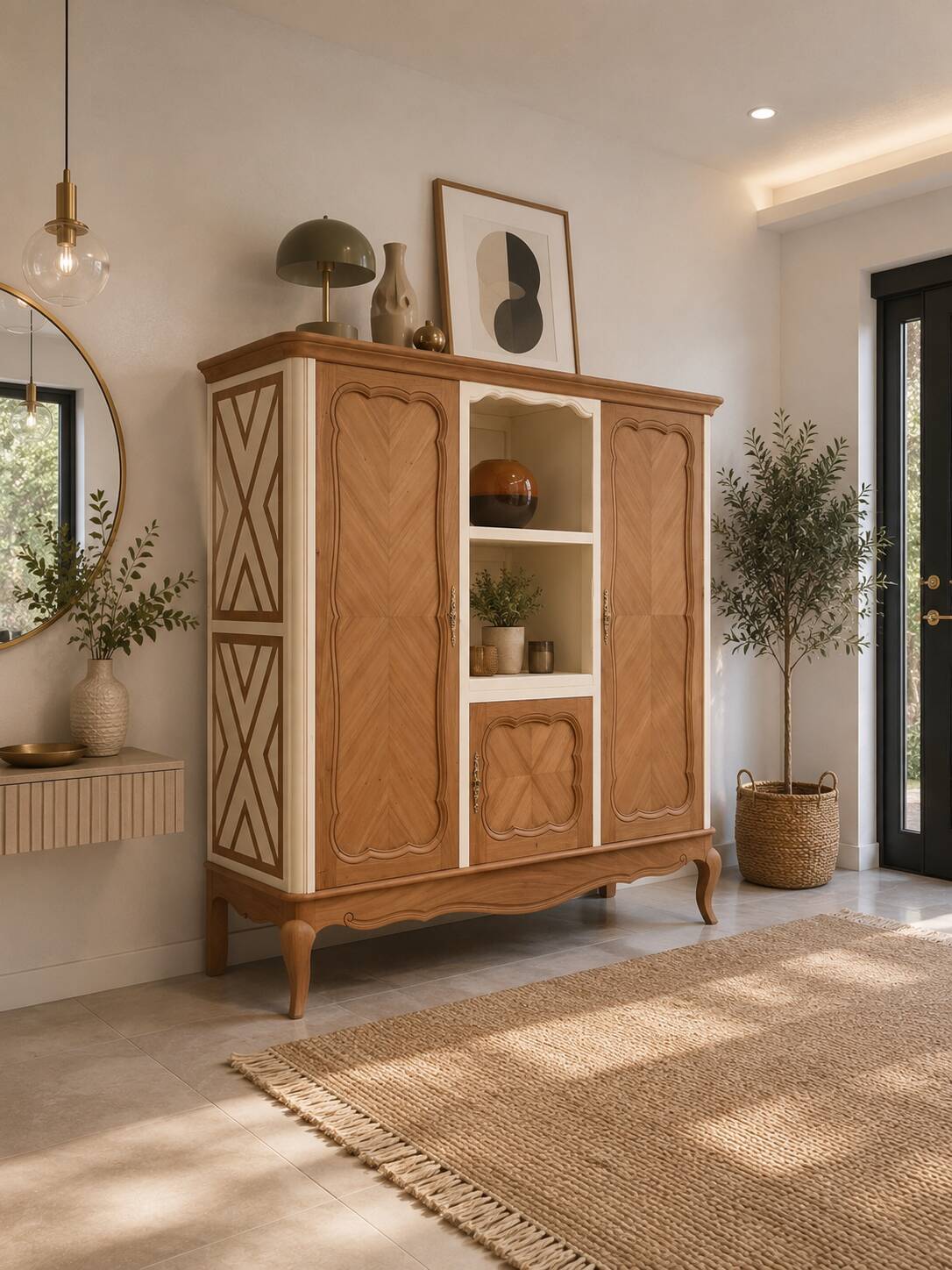 Fully renovated antique-style furniture