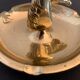Horse-headed brass ashtray