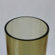 Smoked roll vase Roland Posch for Gral Glas