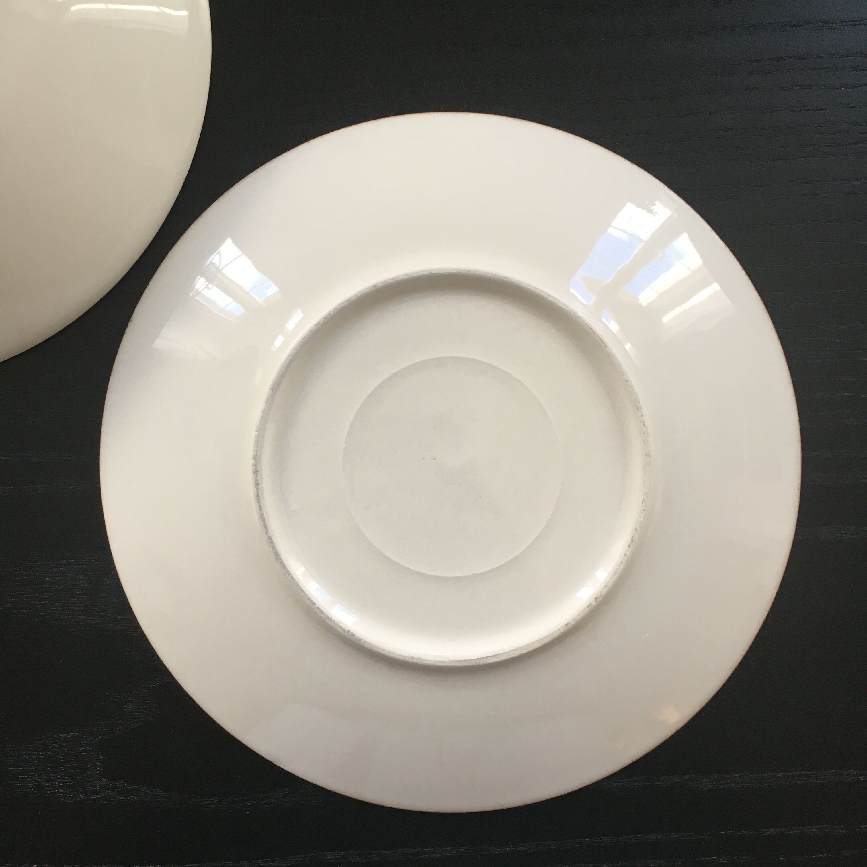 Set of 2 polka dot decor plates