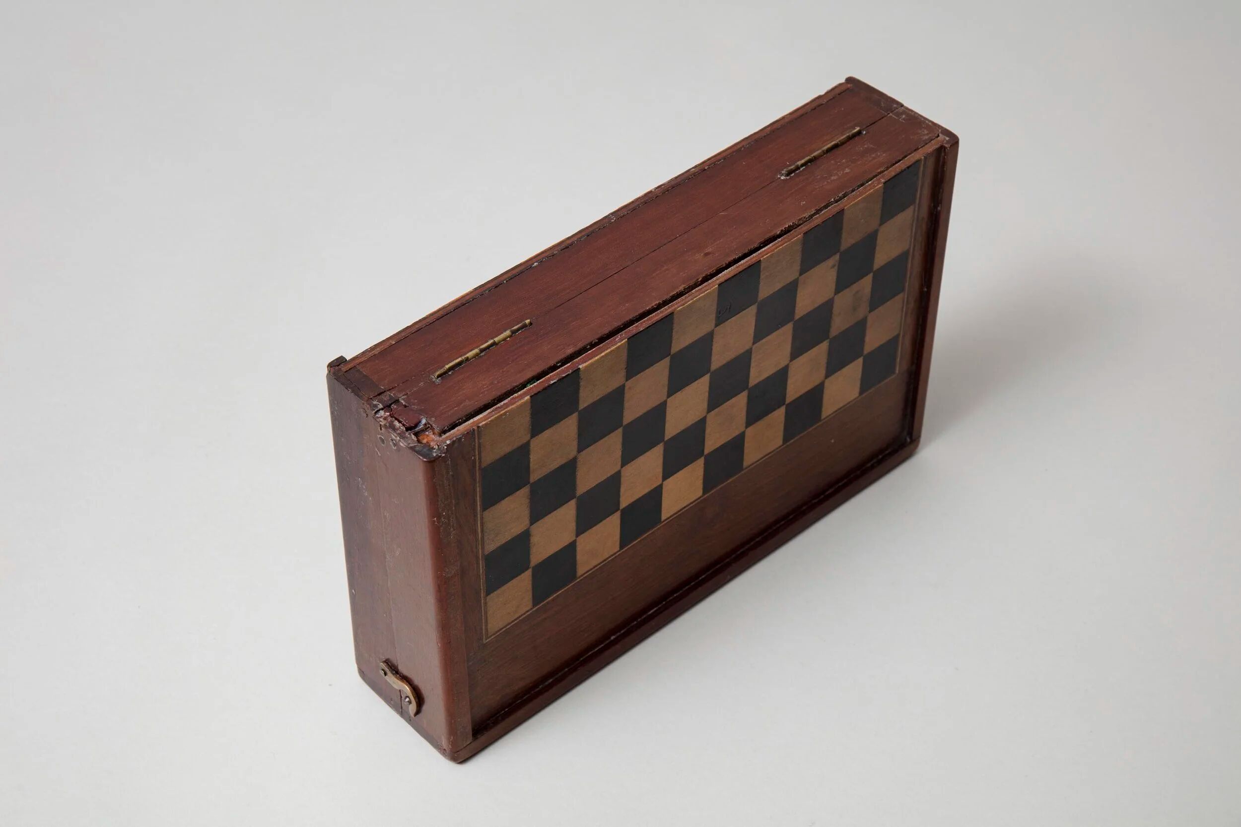 Jeu de voyage backgammon et dames vers 1920