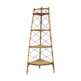 Standing corner shelf