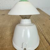 Vintage White Bakelite Table Lamp, 1950s