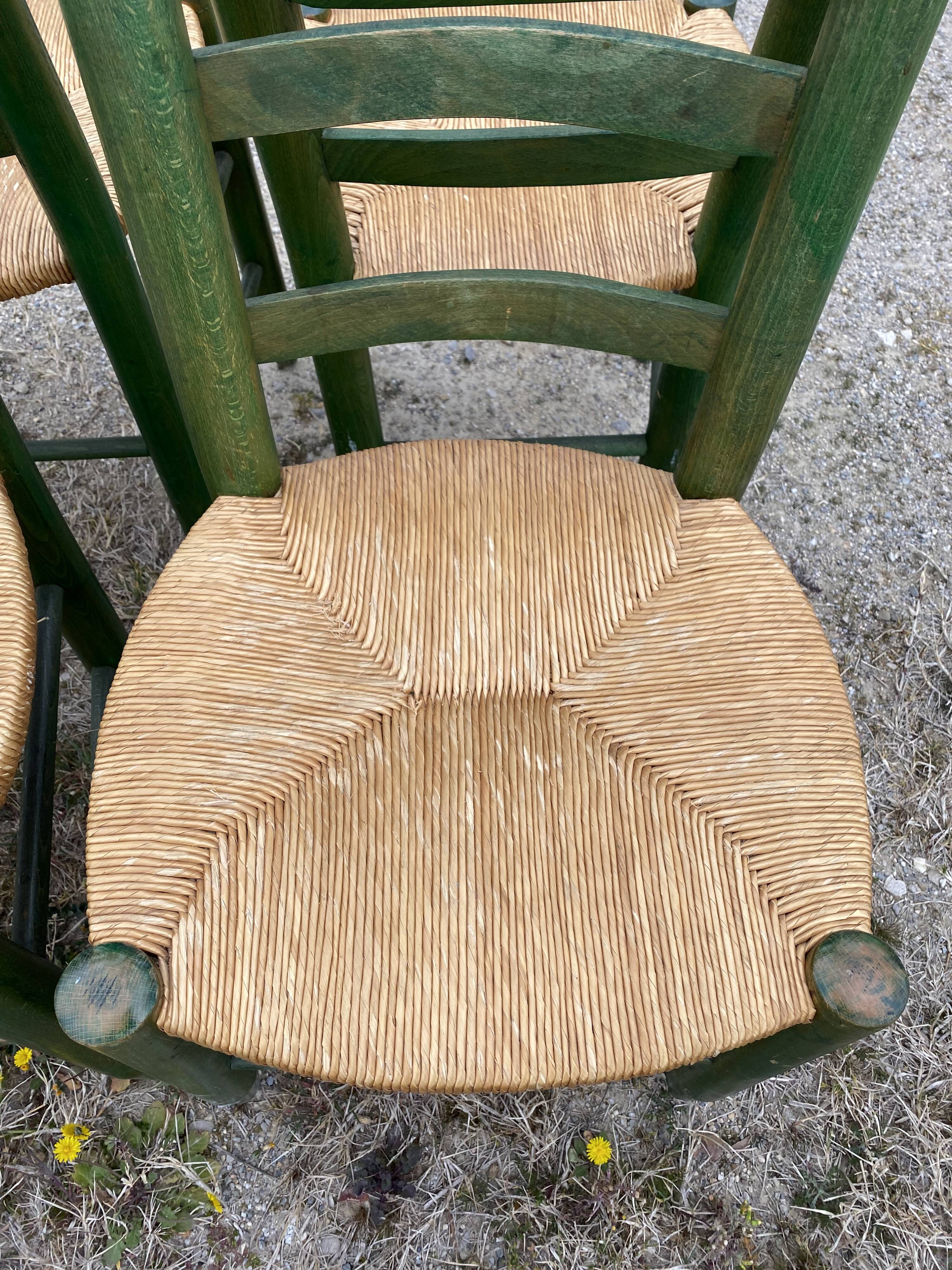 Set of 4 mulched chairs design campaign 1960