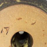 Pair of stoneware candlesticks