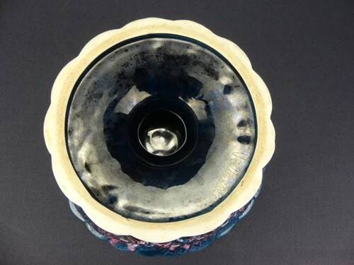 Openwork ceramic fruit bowl from Vallauris