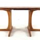 Round 2x Extendable Dining Table "Tjórn" - danish design in teak
