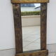 Vintage brutalist mirror 1980