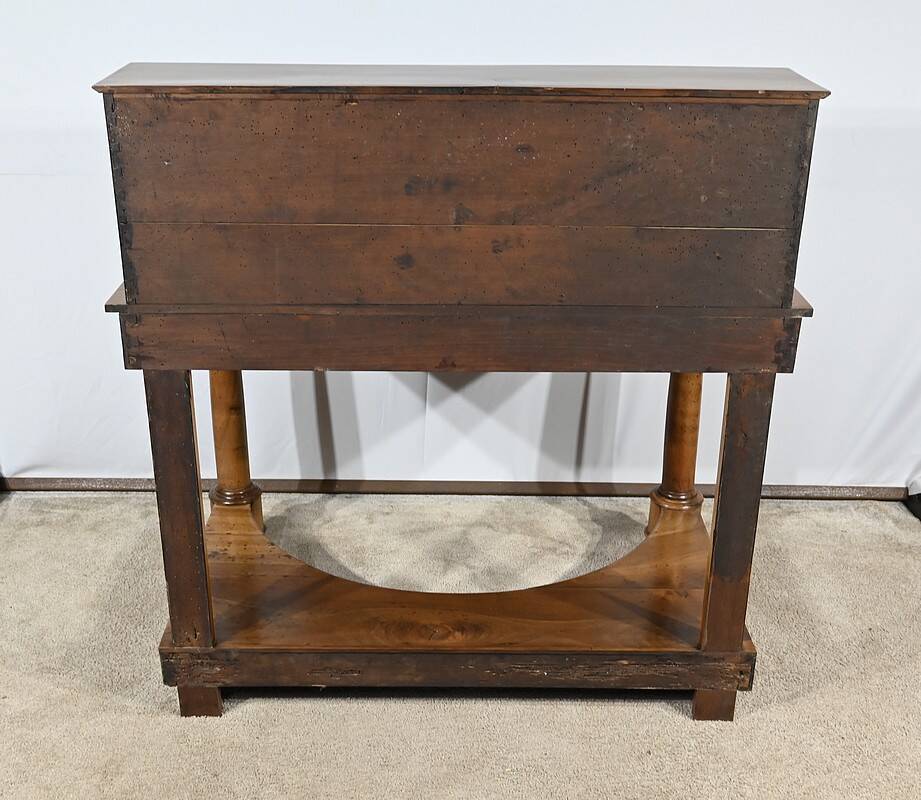 Rare Property Desk, in Walnut, Empire Period – Early 19th Century