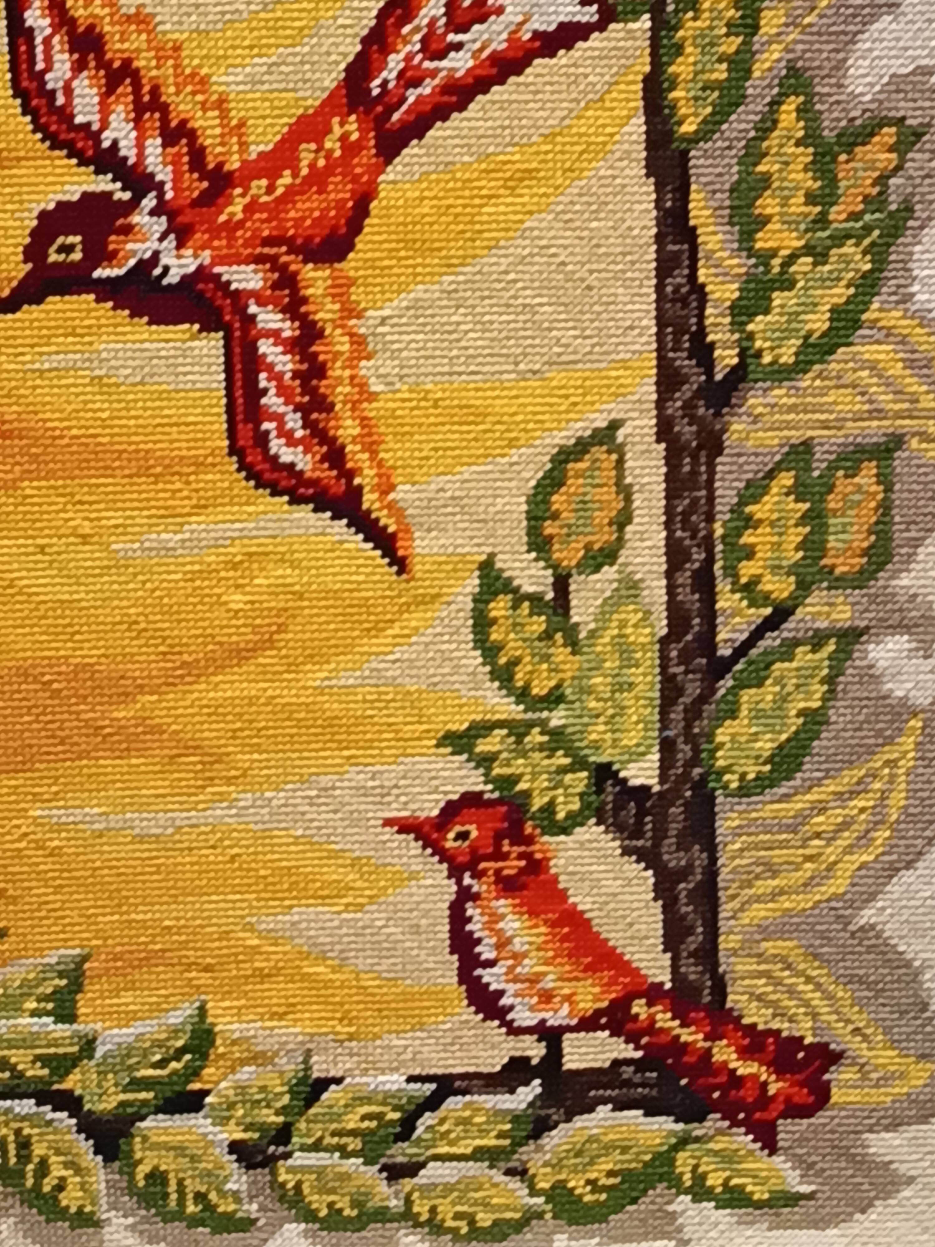 Tapisserie murale "Solstice" en laine fait main Steiner Frères