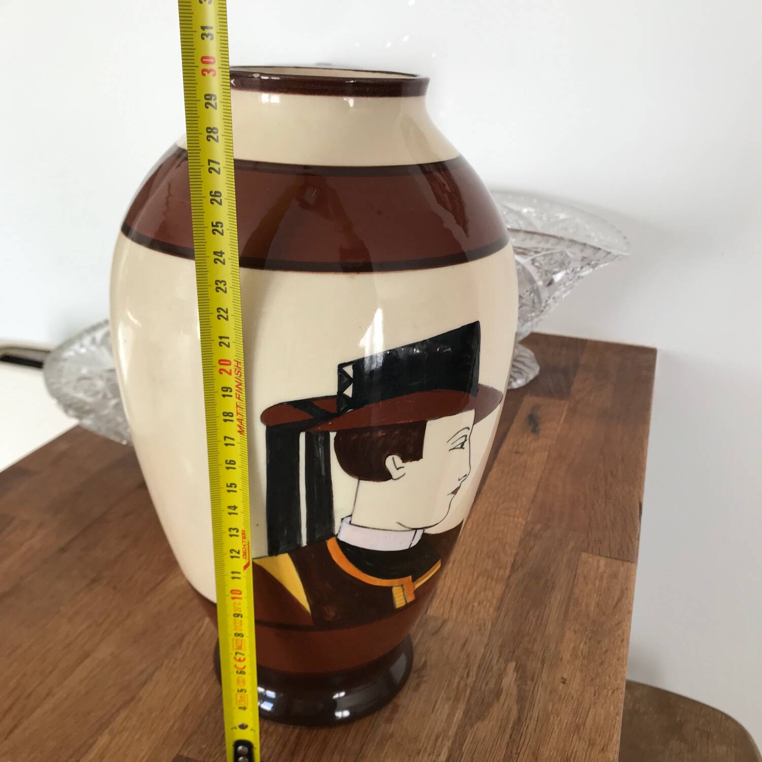Grand vase breton Henriot Quimper