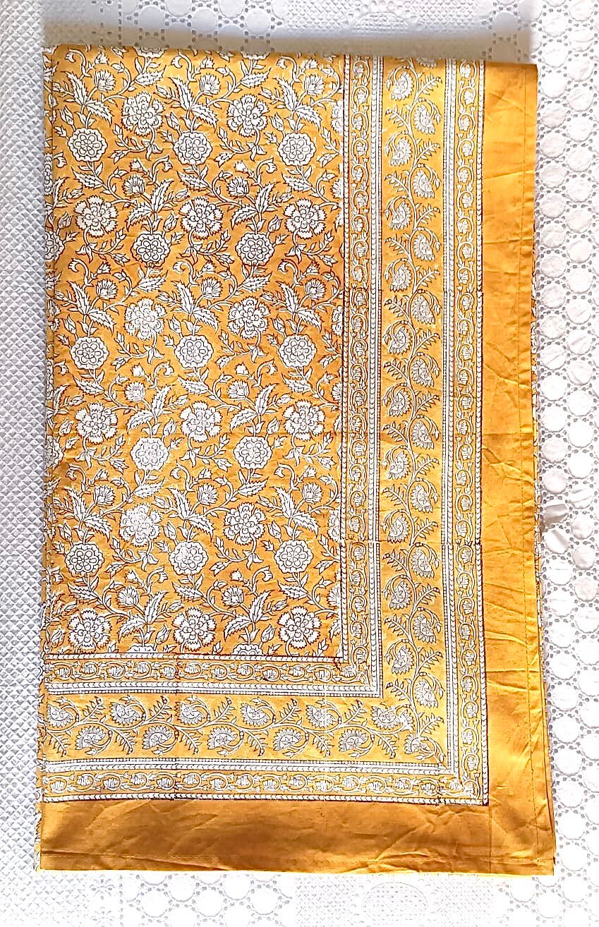 Indian blockprint tablecloth