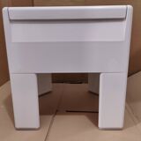 Tabouret coffre blanc Olaf Von Bohr pour Gedy