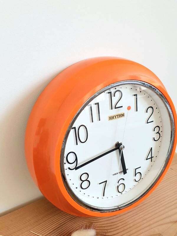 Vintage Rhythm wall clock, Japan, 1970's