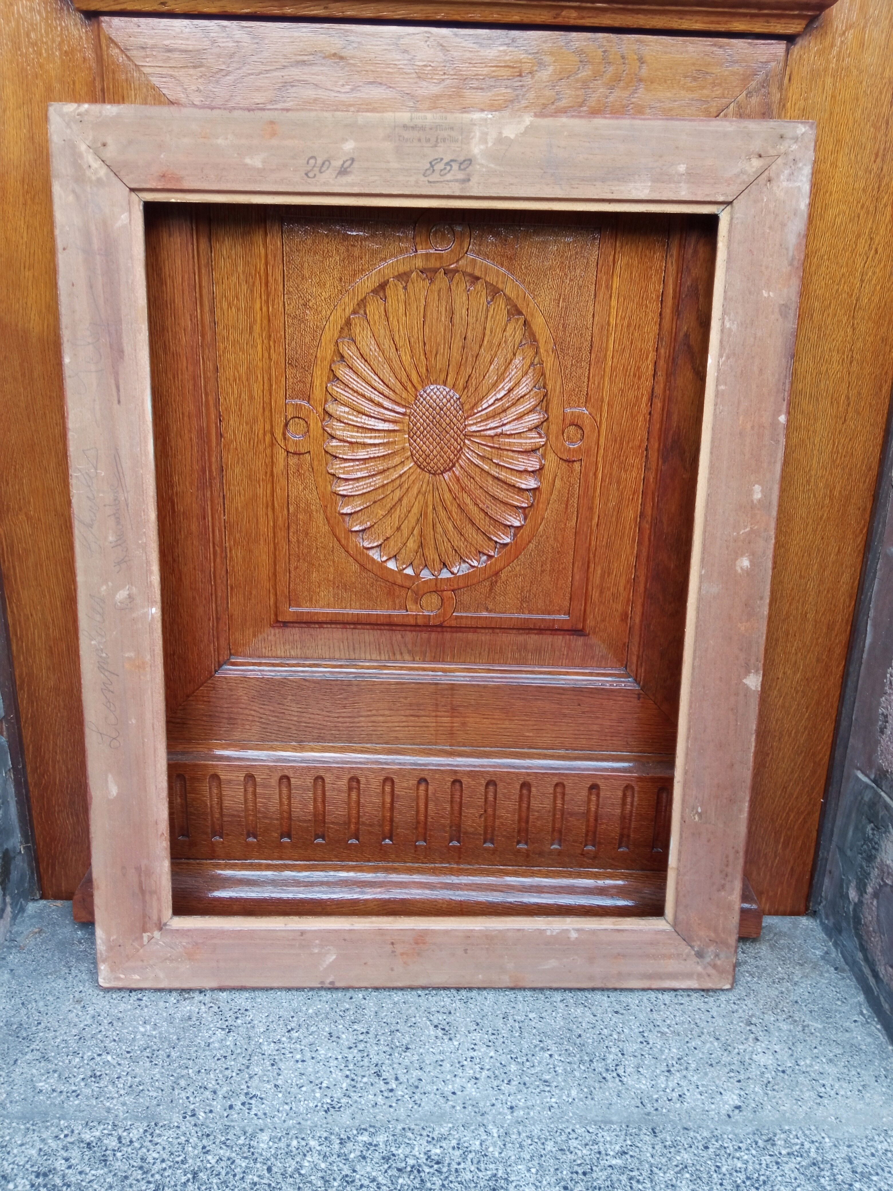 Louis XVI style Montparnasse frame gilded with leaf - 20P format