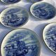 Set 6 plates Delfts for Royal Sphinx Holland by Boch Belgium