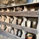 Ancien grainetier , meublé casiers en bois