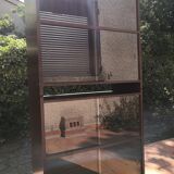 Glass bookcase by D. Rozaffy – 1960