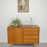 Sideboard U 458 light oak Jiri Jiroutek for Interier Praha 1960